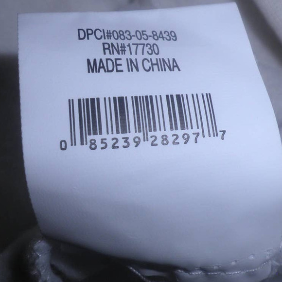 2 x Lightweight Fleece Dog Hoodie Outfit - Striped Off-White & Gray - Medium - Picture 7 of 9